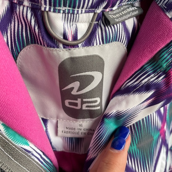 D2 girls snow pants/ski pants/snowboarding pants - Picture 7 of 7